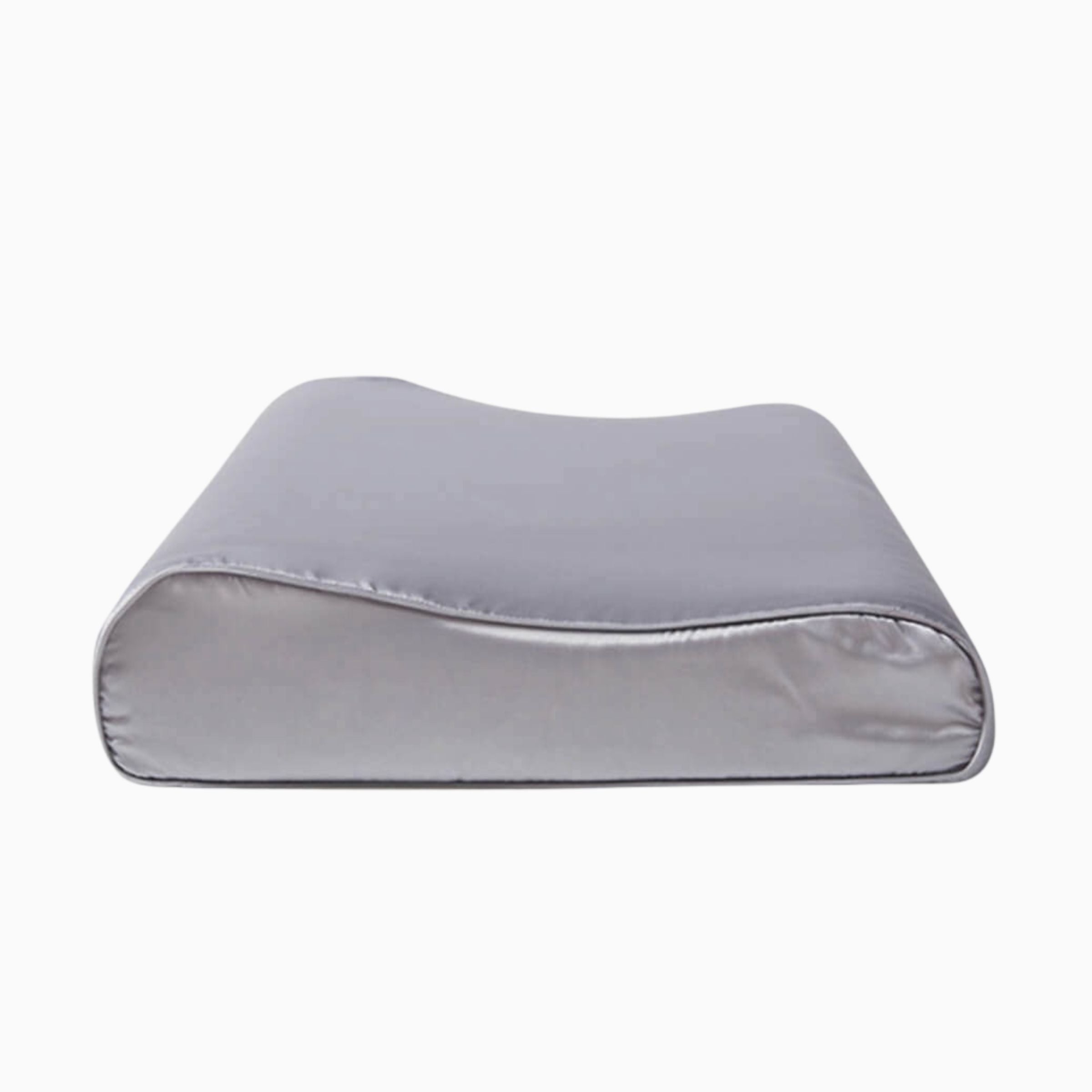 Silk pillowcase for ergonomic pillow