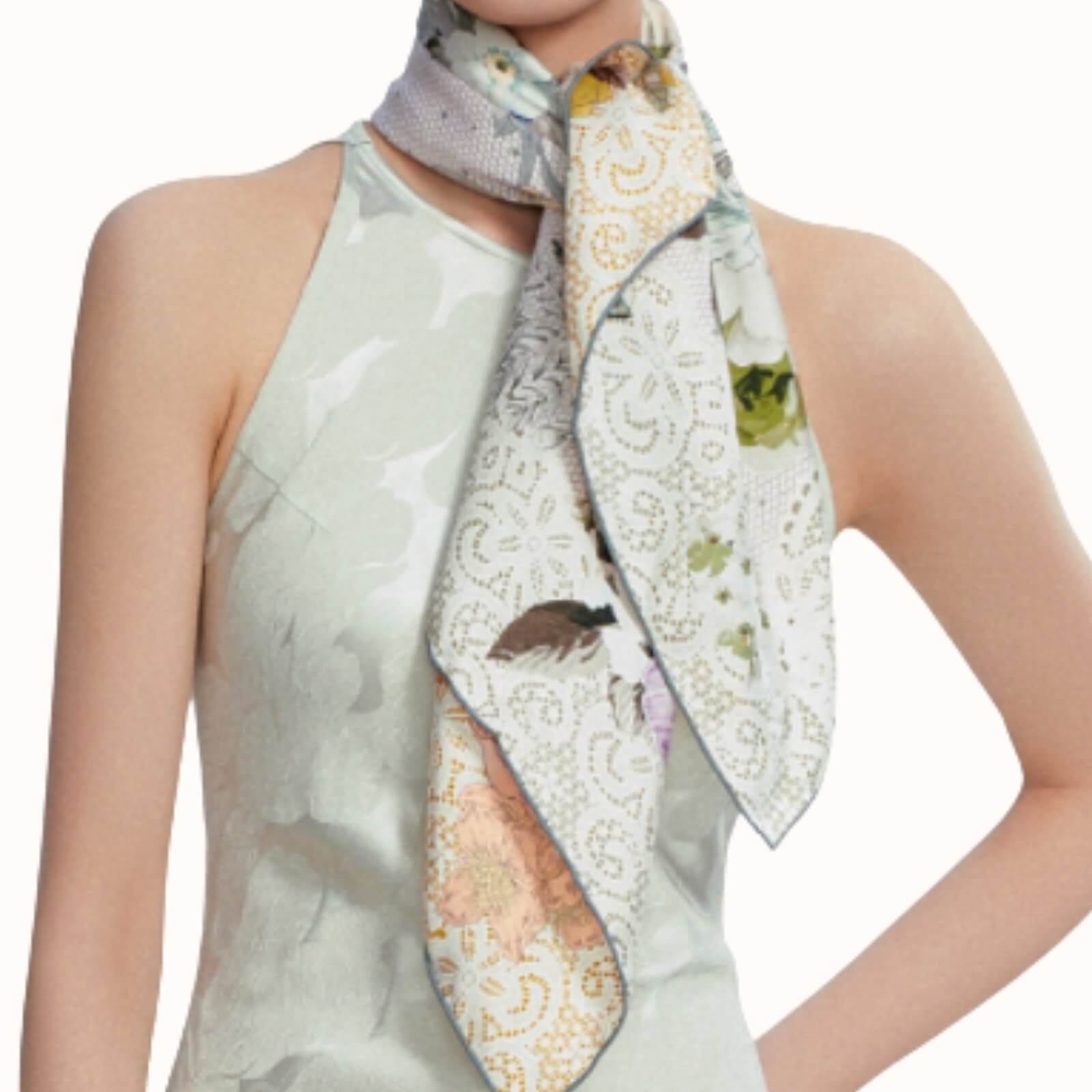 Silk scarf (90×90 cm)