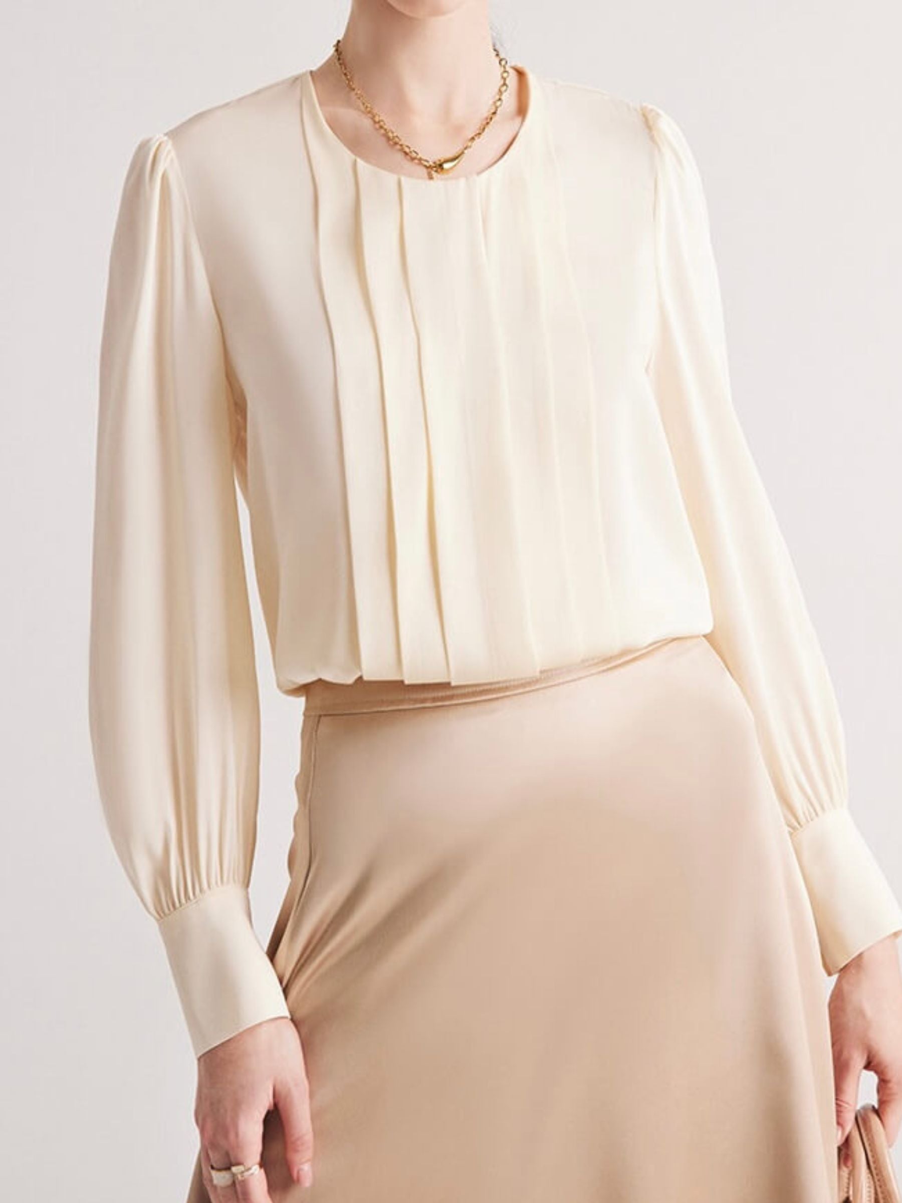 Chemisier en soie pour femmes