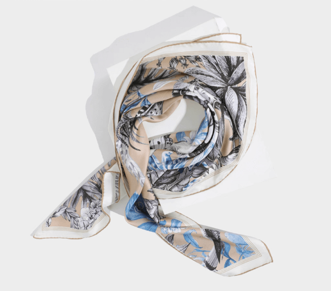 Silk scarf (90×90 cm)