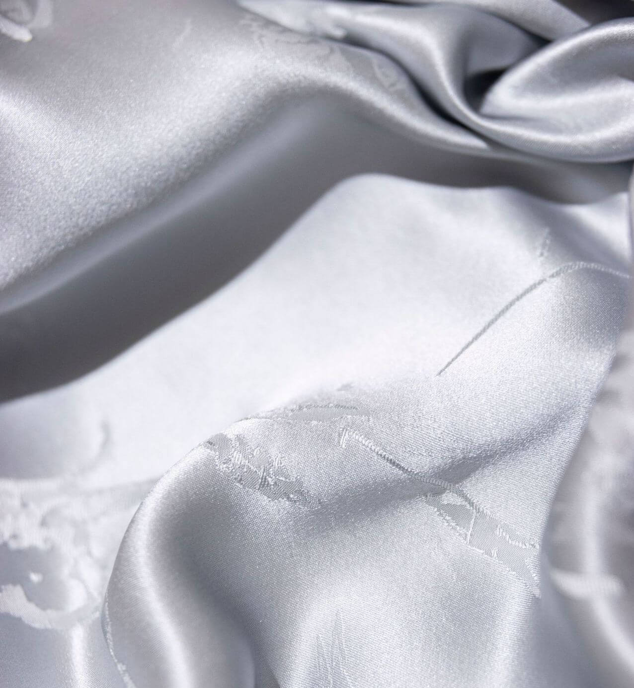 Silk jacquard trousers