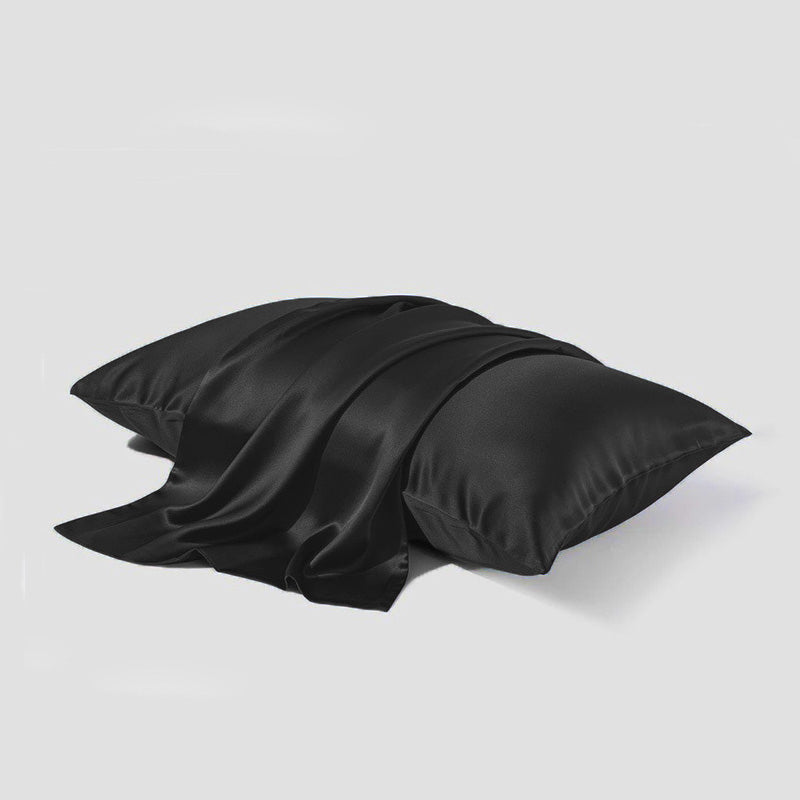 22momme black silk pillowcases