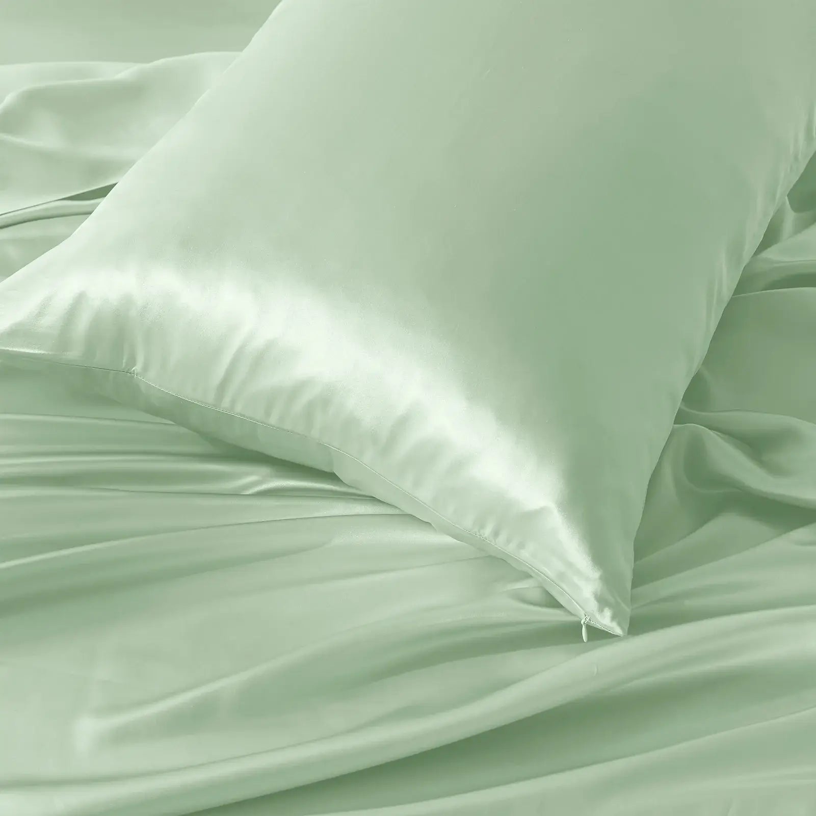 Taie d'oreiller en soie 22momme - sans volant - Fermeture éclair