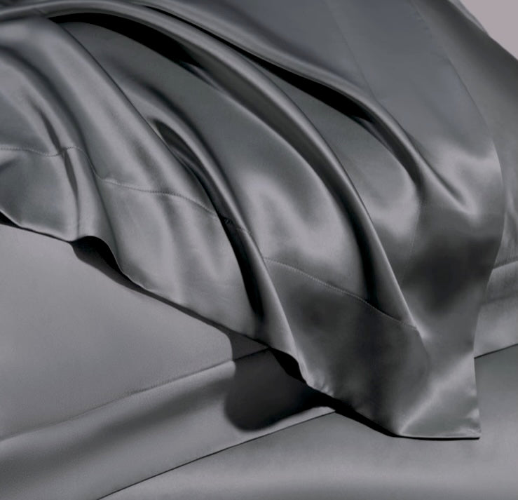 22 momme Oxford silk pillowcase – With flange