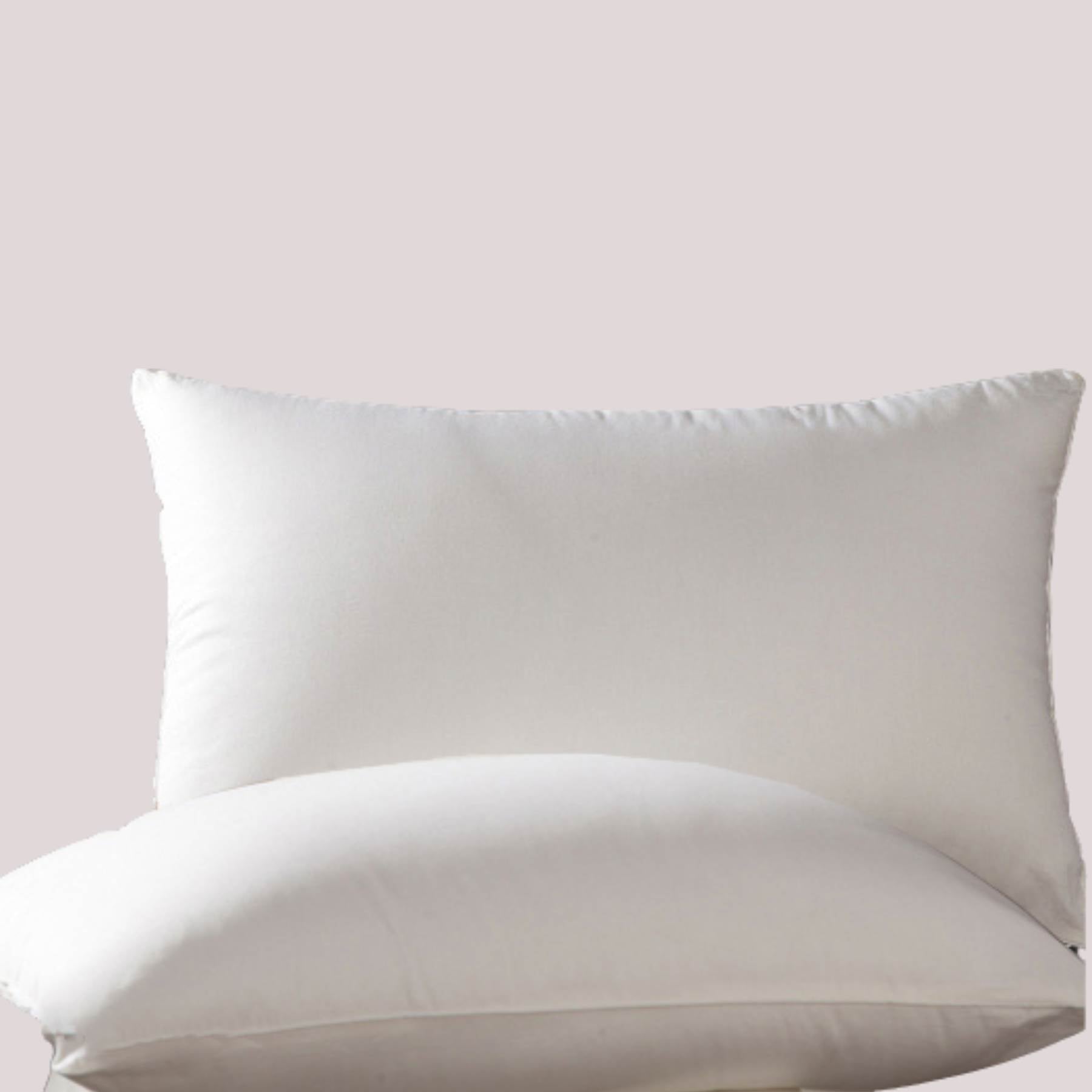 Oreiller en soie avec couverture en coton