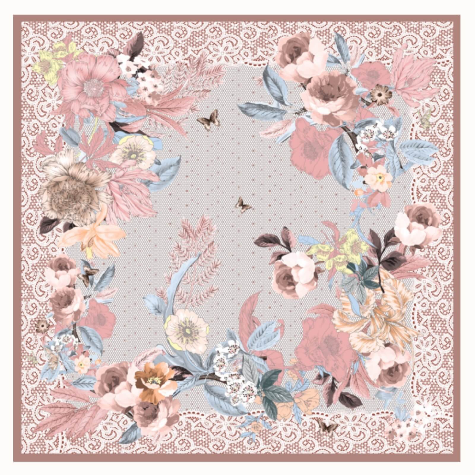 Foulard en soie (90×90 cm)