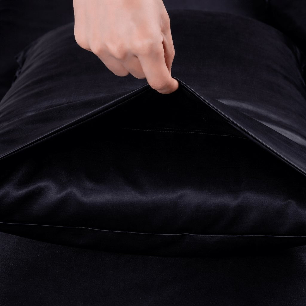 Taie d'oreiller en soie 22momme - sans volant - enveloppe