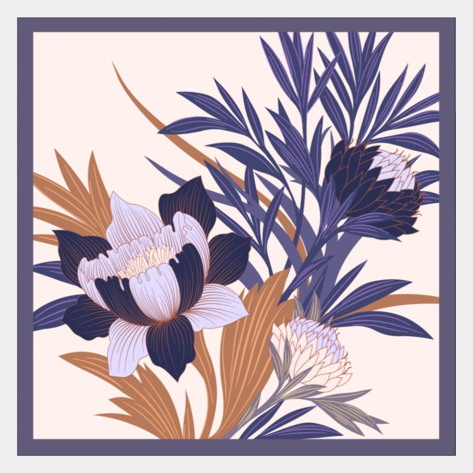 Silk scarf (65×65 cm)