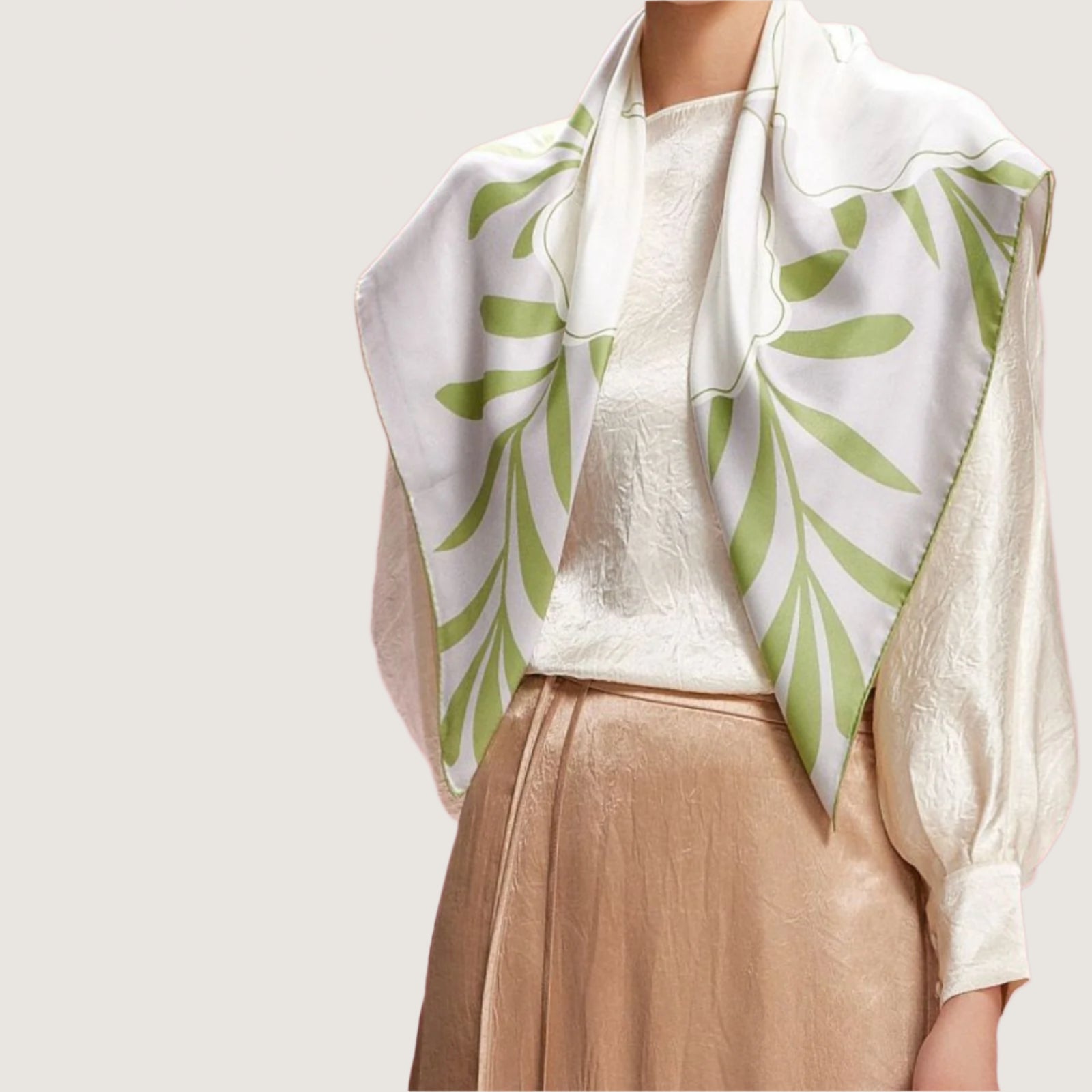 Foulard en soie (90×90 cm)