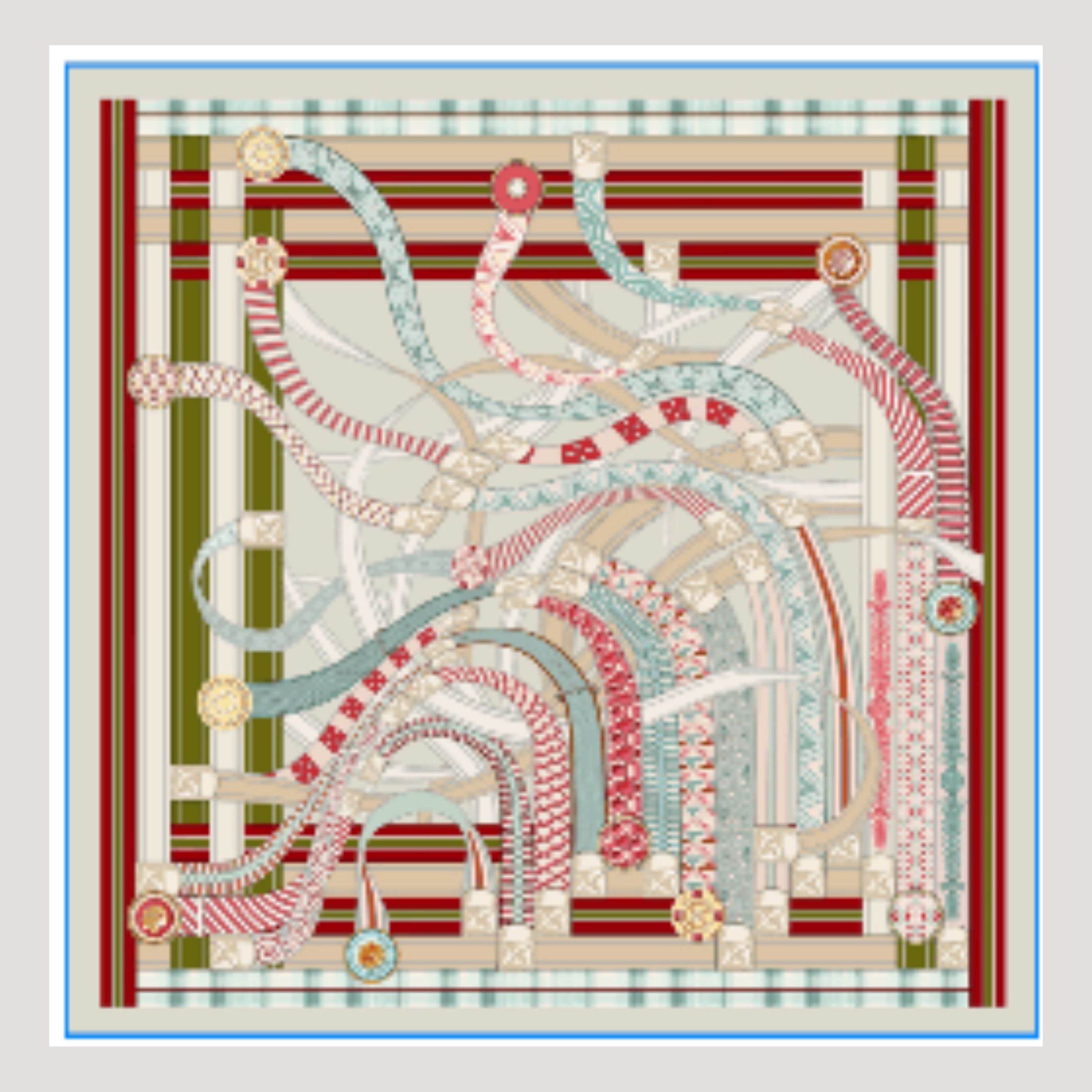 Foulard en soie (65×65 cm)
