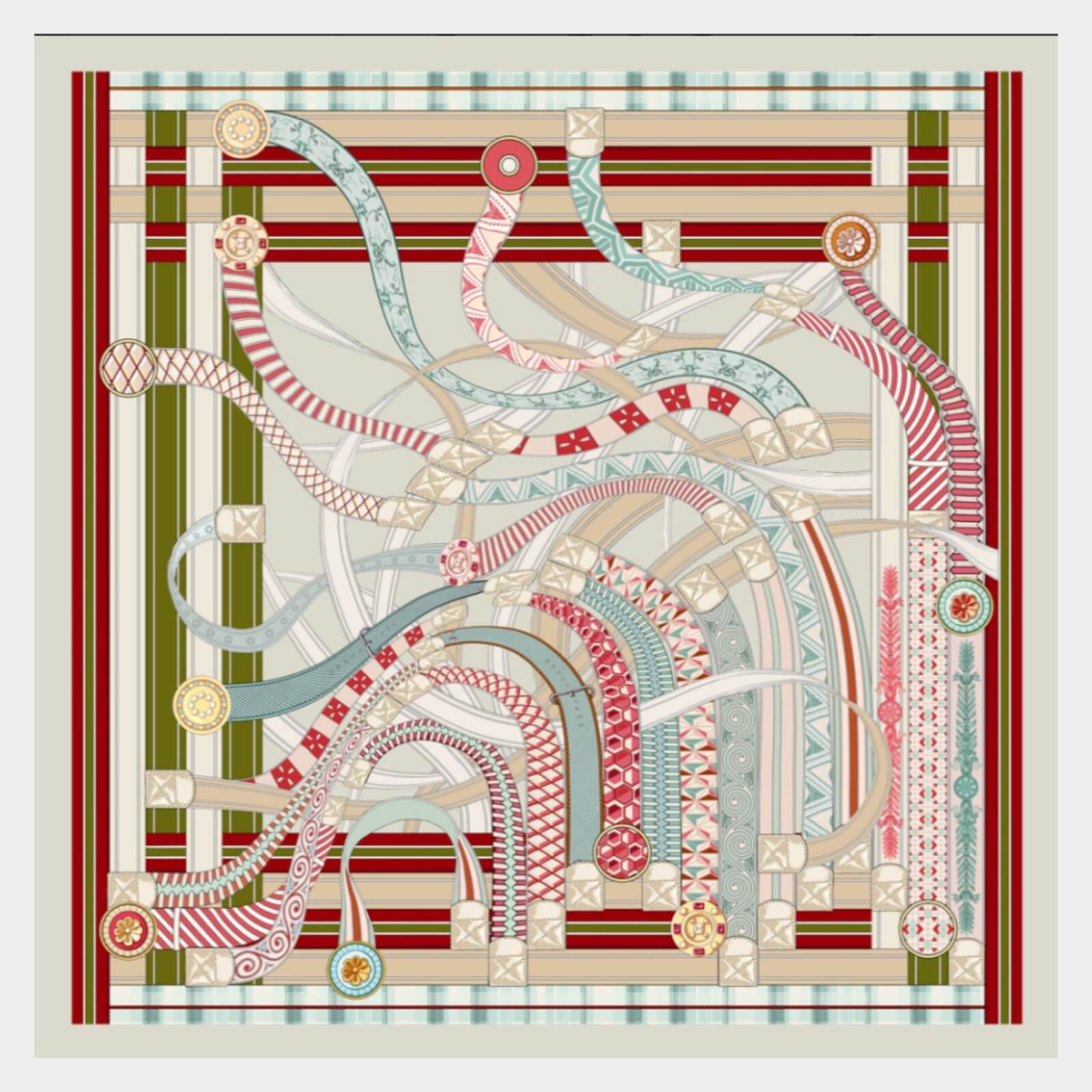 Silk scarf (65×65 cm)