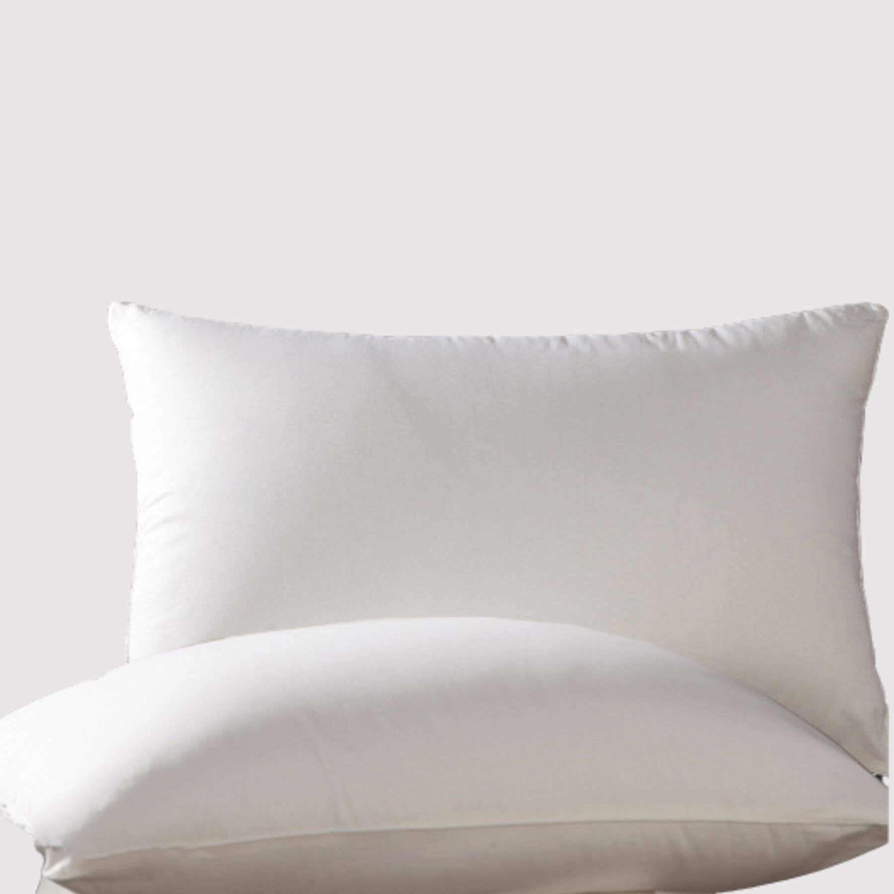 Silk pillow with cotton cover