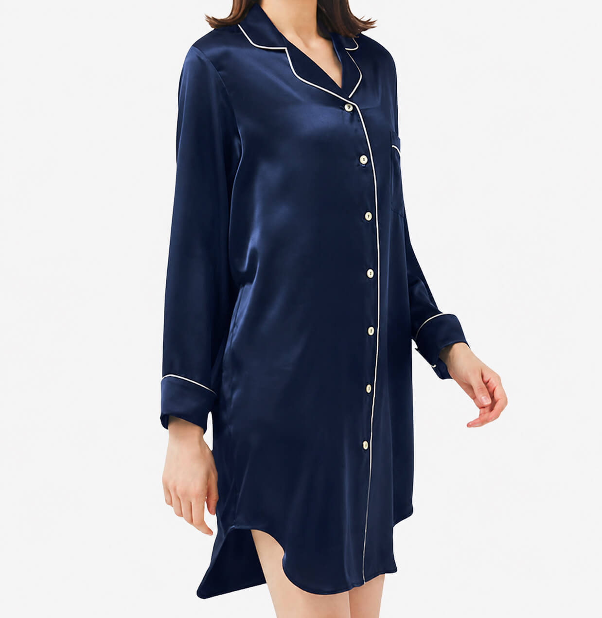 Women's silk nightdress