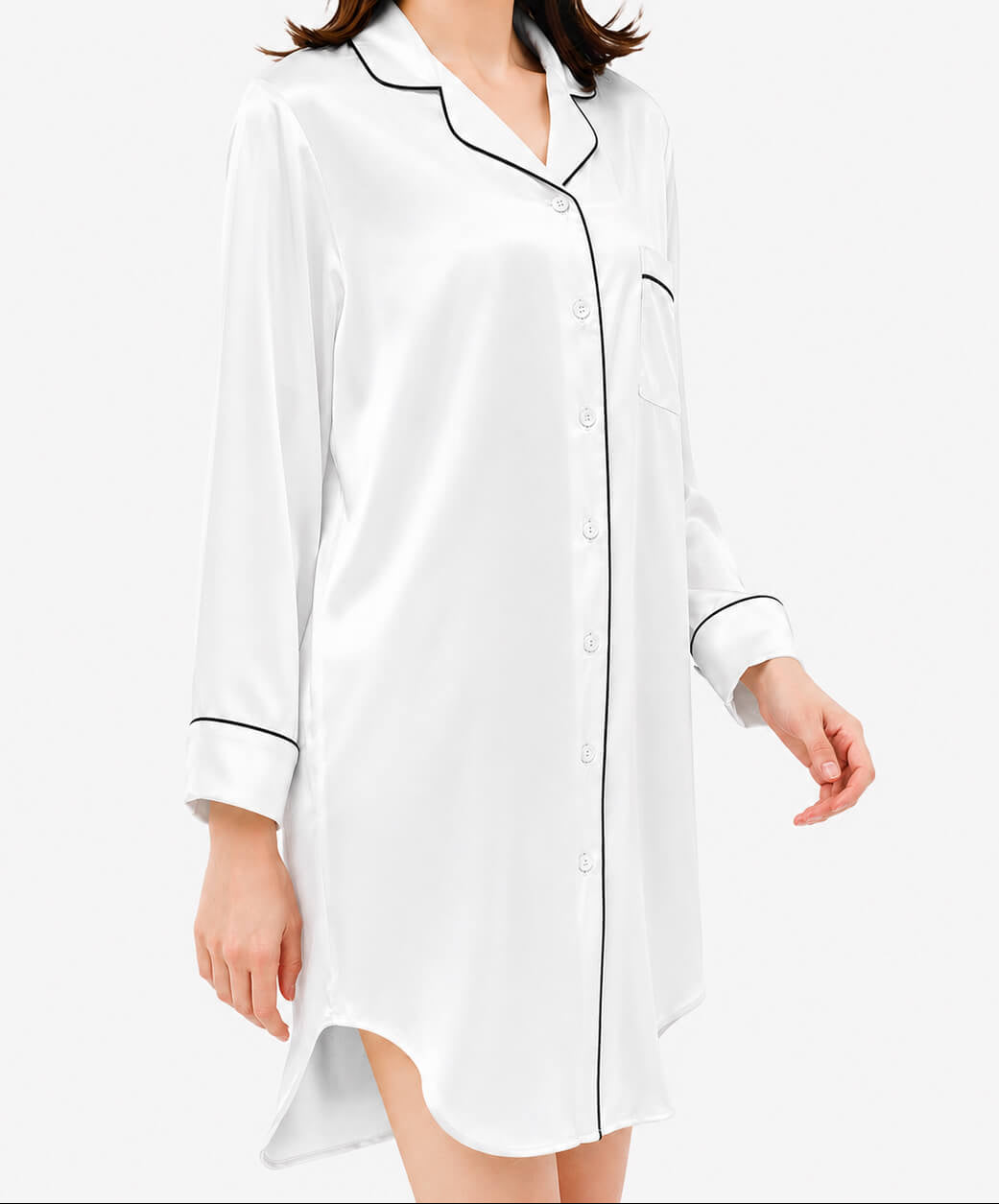 Women's silk nightdress