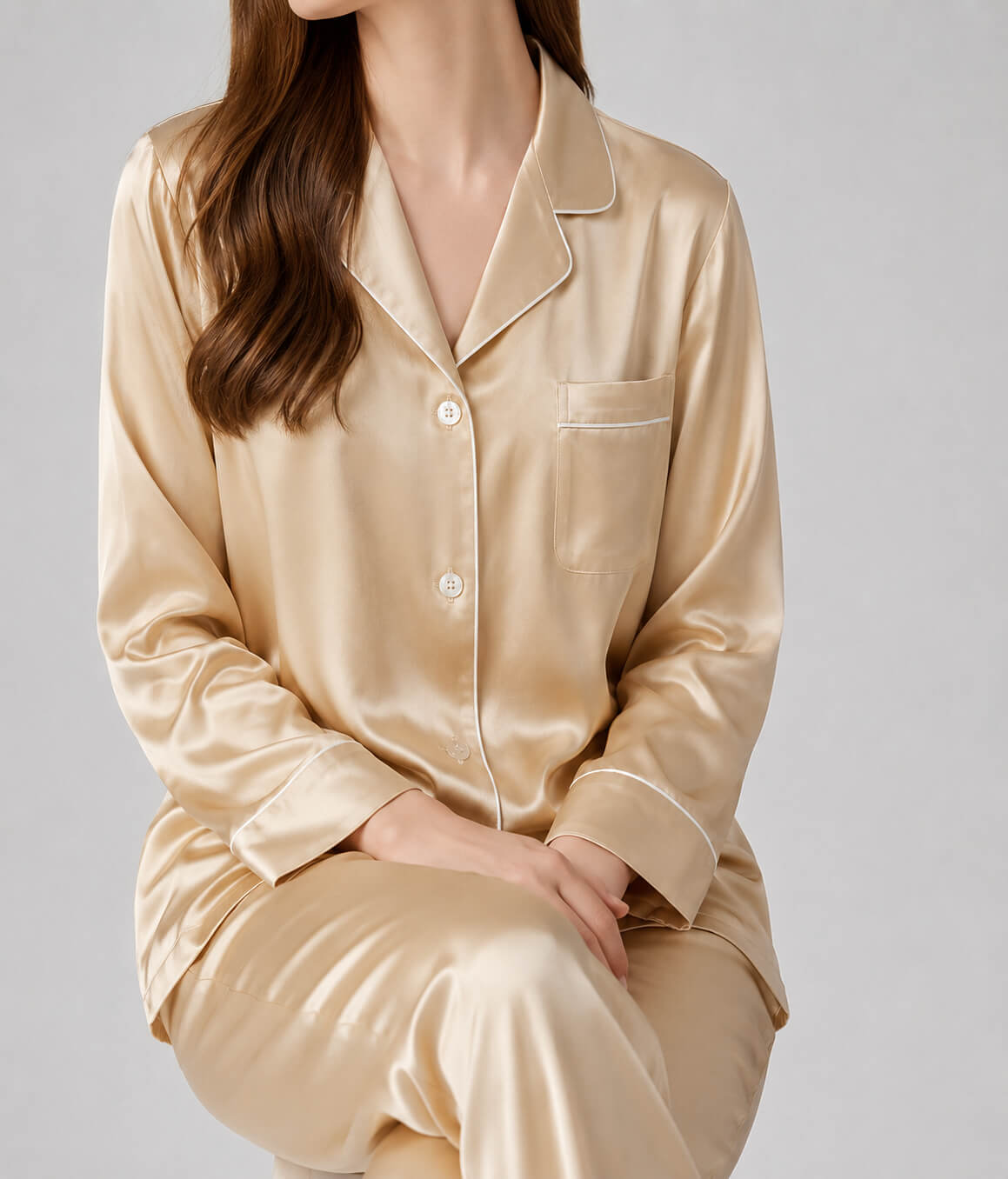 Silk pyjamas for women