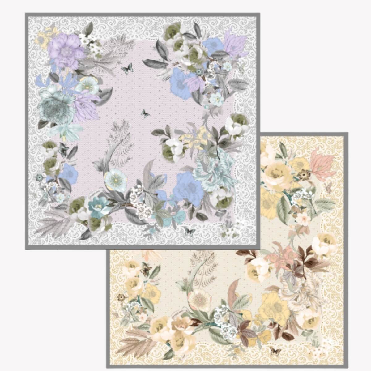 Foulard en soie (90×90 cm)