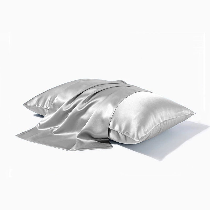 22momme Silver Silk Pillowcases