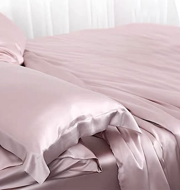 19 momme Oxford silk pillowcase – With ruffle